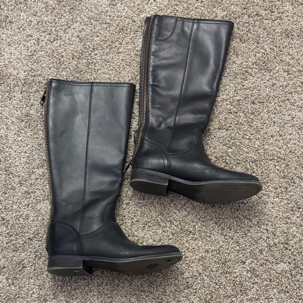 FRYE AND CO. Black Leather Jolie Boots Size 7 - Picture 4 of 9